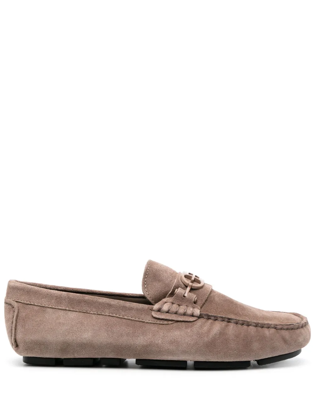 Men Baldinini Logo-plaque Suede Loafers 3 Men Baldinini Logo-plaque Suede Loafers