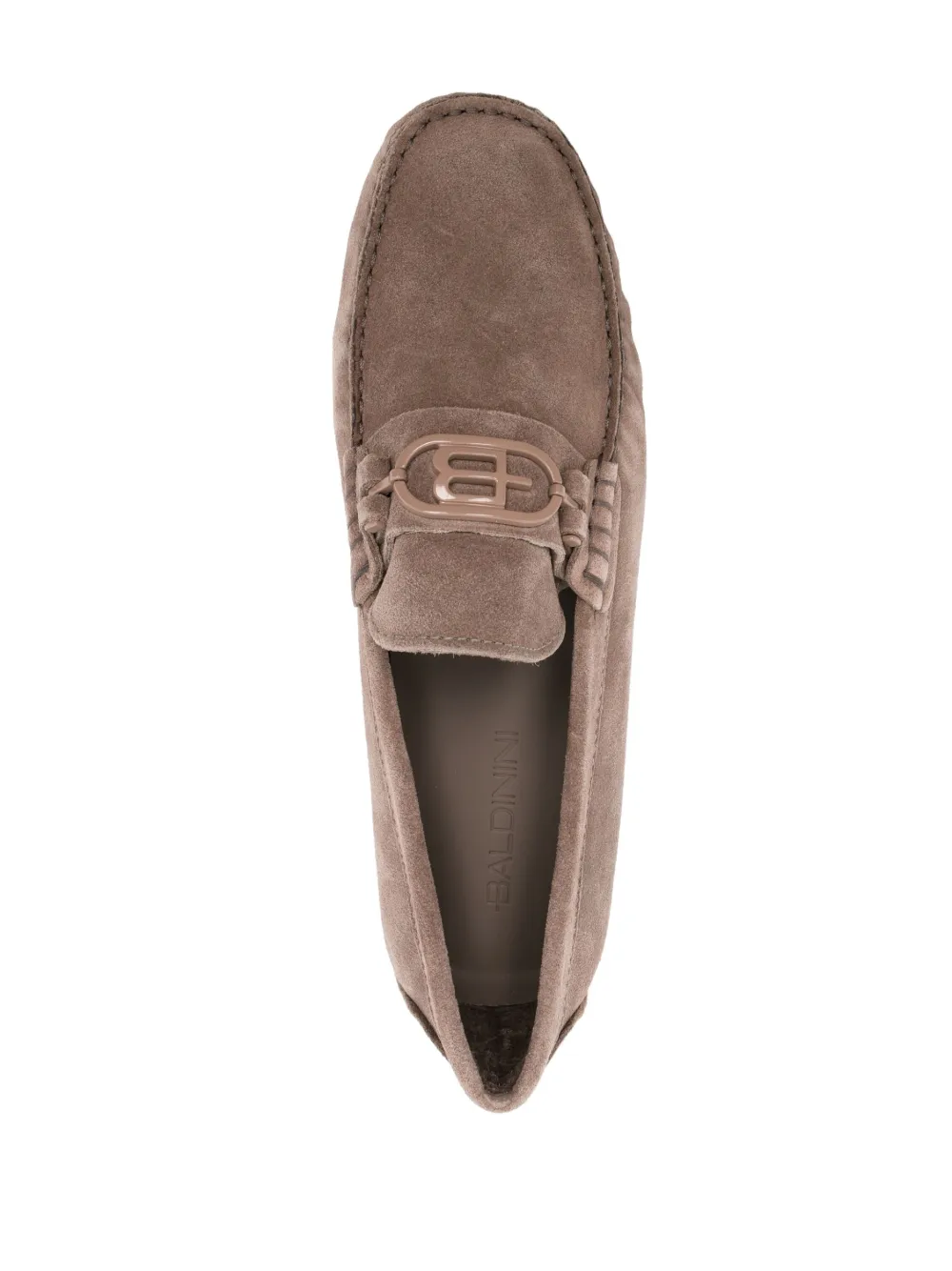 Men Baldinini Logo-plaque Suede Loafers 6 Men Baldinini Logo-plaque Suede Loafers - Image 4