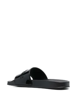 Men Dsquared2 Embossed-logo Open-toe Slides -Sebago || Giuseppe Zanotti || Castañer Shop 19726002 44133154 1000