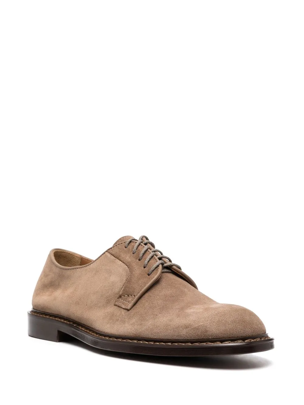 Men Doucal's Lace-up Suede Derby Shoes 4 Men Doucal's Lace-up Suede Derby Shoes - Image 2