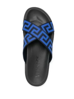 Men Versace Logo-print Open-toe Slides -Sebago || Giuseppe Zanotti || Castañer Shop 19811395 44434199 1000