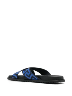 Men Versace Logo-print Open-toe Slides -Sebago || Giuseppe Zanotti || Castañer Shop 19811395 44434200 1000