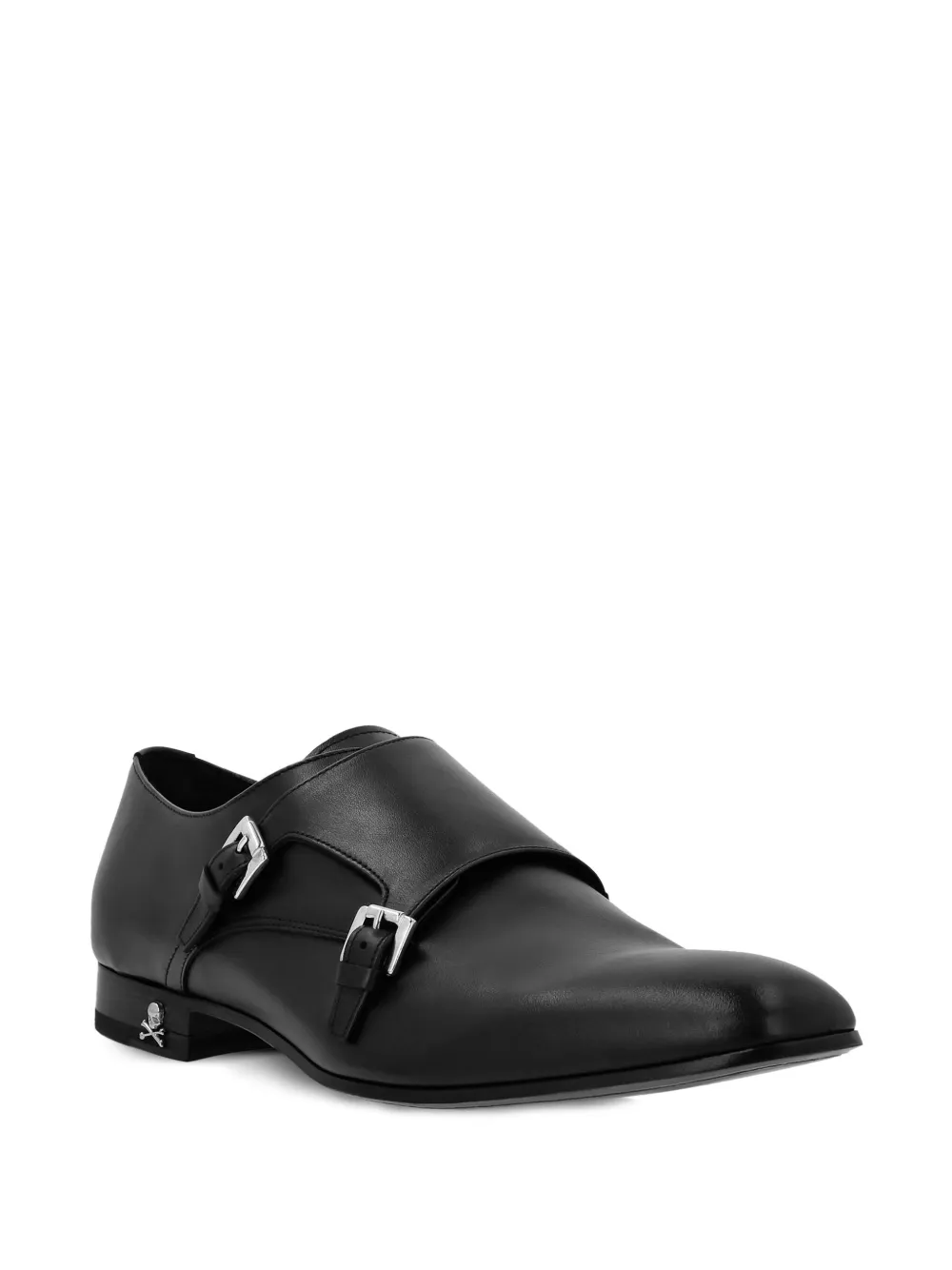 Men Philipp Plein Almond-toe Leather Derby Shoes 4 Men Philipp Plein Almond-toe Leather Derby Shoes - Image 2