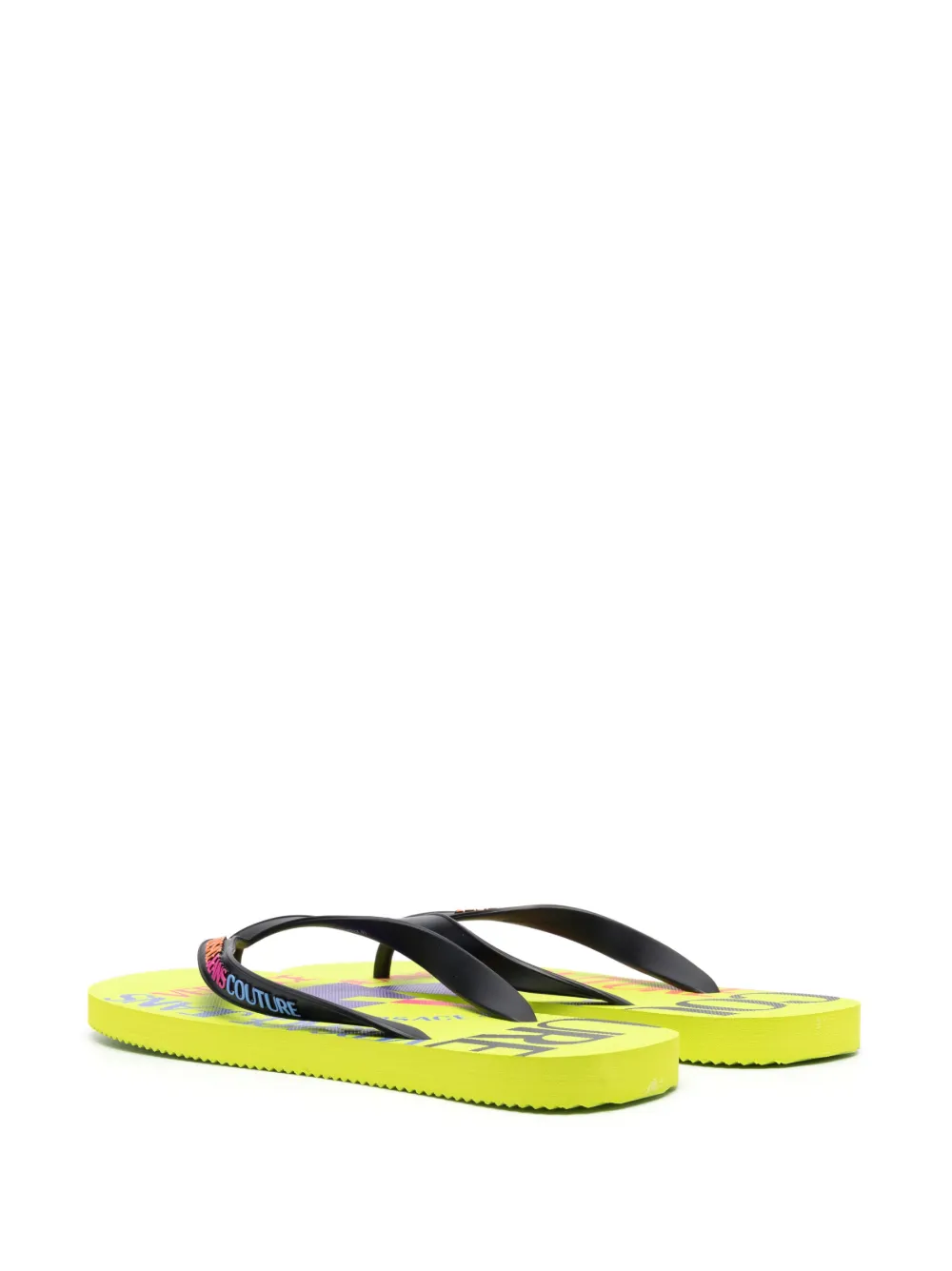 Men Versace Jeans Couture Logo-embossed Flip Flops 5 Men Versace Jeans Couture Logo-embossed Flip Flops - Image 3