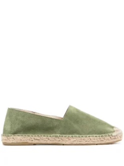 Men Tagliatore Round-toe Leather Espadrilles
