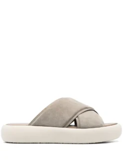 Vic Matié Men Vic Matie Crossover-strap Leather Slides