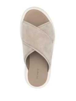 Vic Matié Men Vic Matie Crossover-strap Leather Slides -Sebago || Giuseppe Zanotti || Castañer Shop 20022859 45121800 1000