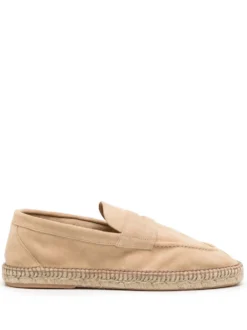 Men Eleventy Almond-toe Slip-on Espadrilles