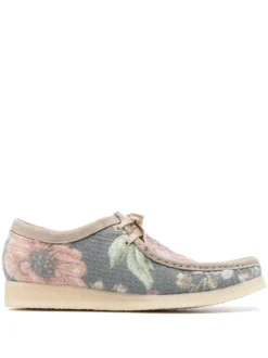 Men Clarks Originals Floral-print Derby Shoes