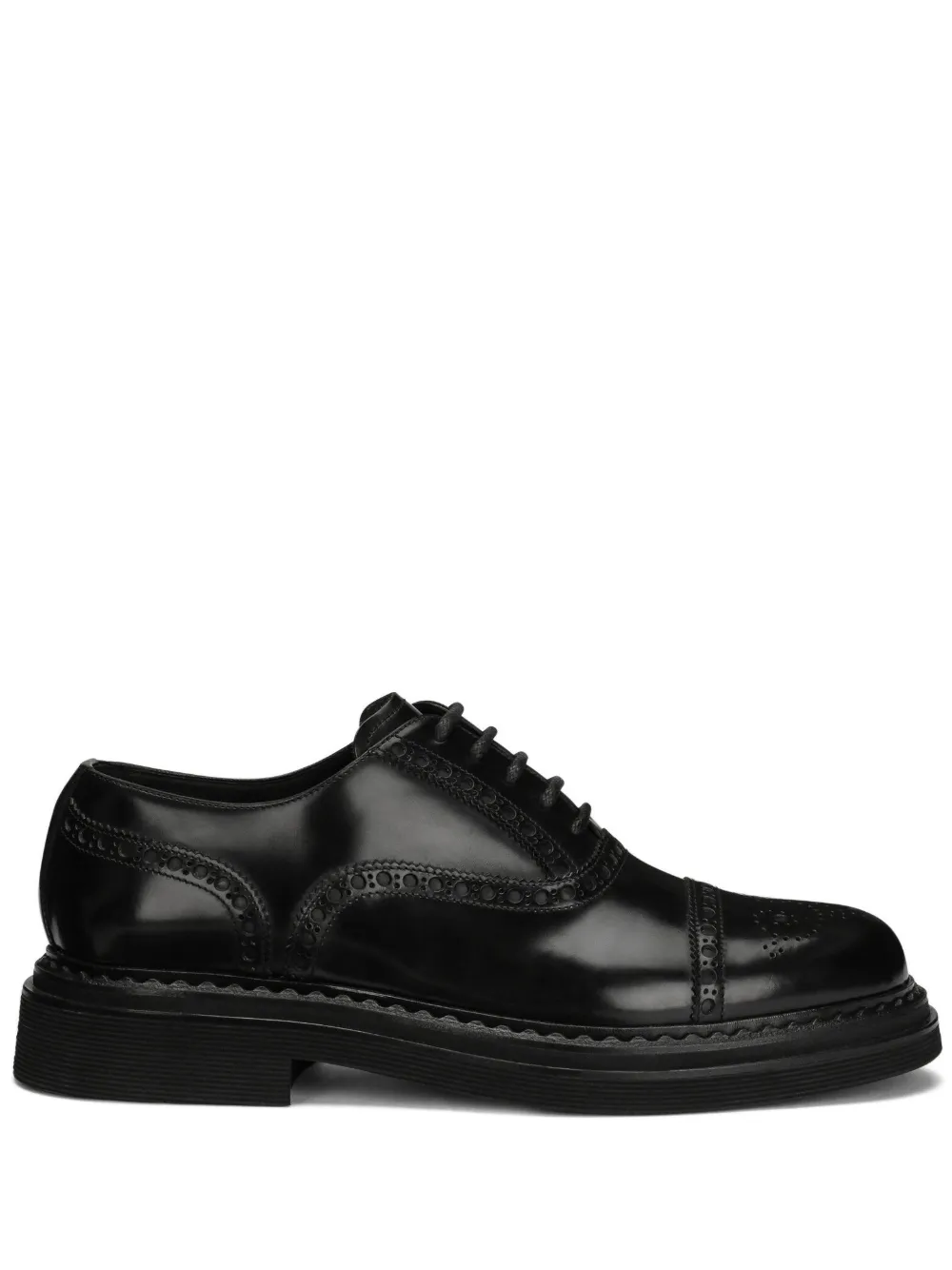 Men Dolce & Gabbana Francesina Leather Derby Shoes 3 Men Dolce & Gabbana Francesina Leather Derby Shoes