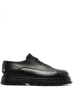 Men Jil Sander Square-toe Leather Loafers