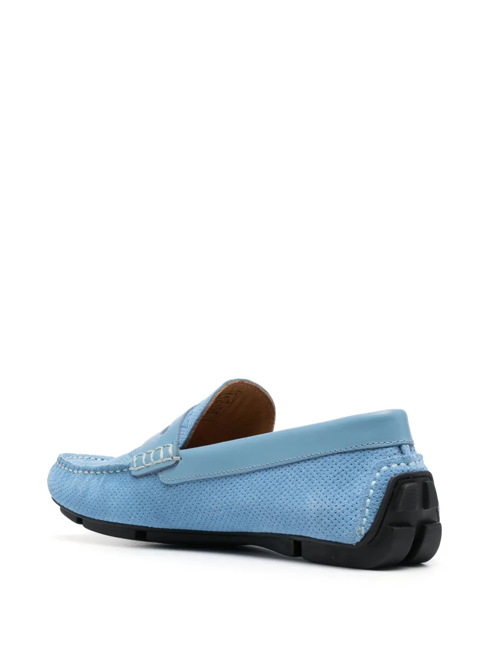 Men Emporio Armani Flocked-logo Driving Loafers 5 Men Emporio Armani Flocked-logo Driving Loafers - Image 3