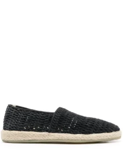 Men Officine Creative Woven Leather Espadrilles