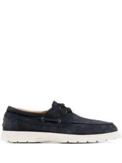 Men Tod&apos;s Suede Boat Shoes