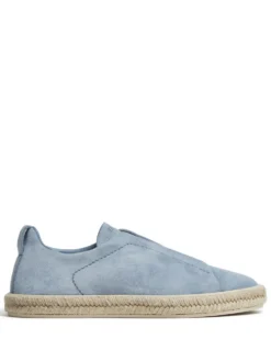 Men Zegna Triple Stitch™ Leather Espadrilles