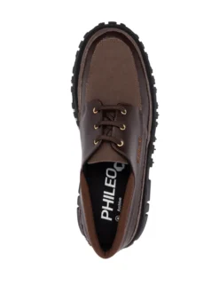 Men PHILEO PARIS Logo-embroidery Lace-up Derby Shoes -Sebago || Giuseppe Zanotti || Castañer Shop 20250901 50409906 1000