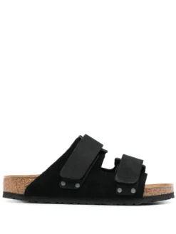 Men Birkenstock Uji Leather Slides