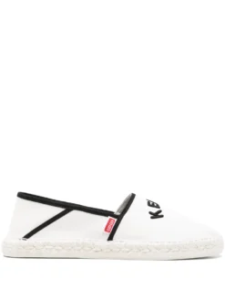 Men Kenzo Logo-embroidered Slip-on Espadrilles